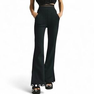 Anthropologie Black Flare Pants